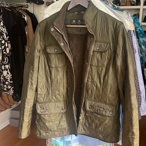 Barbour quilted coat
